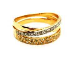 Bague Or jaune Diamant - Castafiore