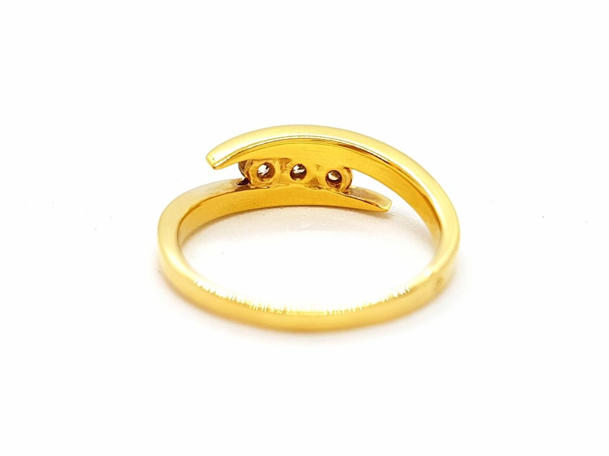 Bague Or jaune Diamant - Castafiore