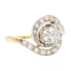 Bague Or jaune Diamant - Castafiore