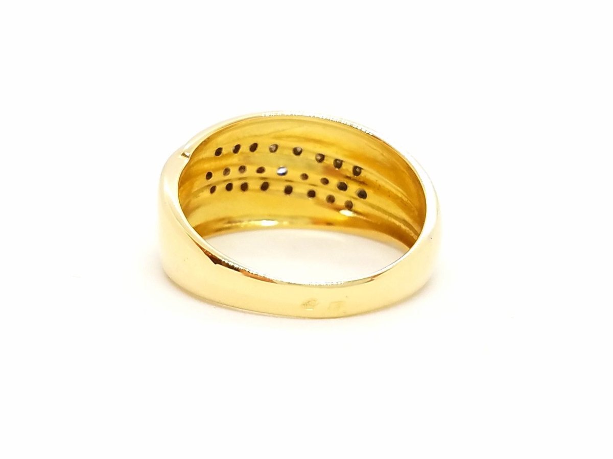 Bague Or jaune Diamant - Castafiore