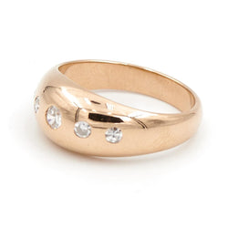 Bague Or jaune Diamant - Castafiore