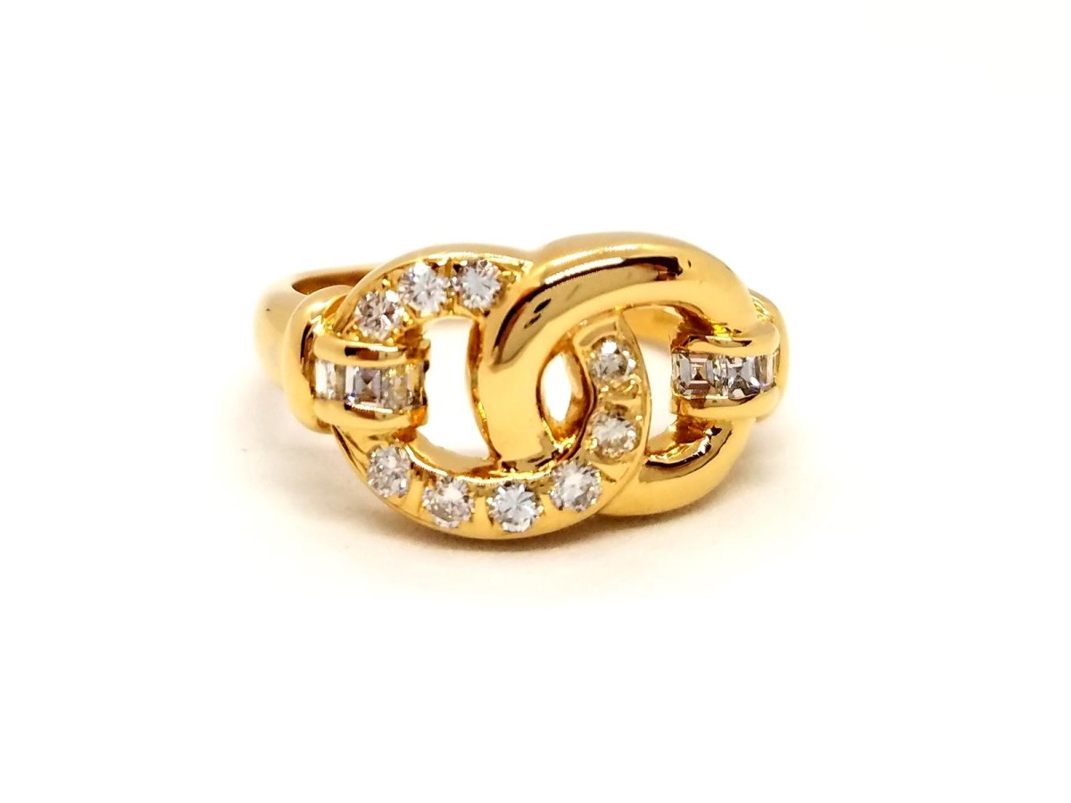 Bague Or jaune Diamant - Castafiore