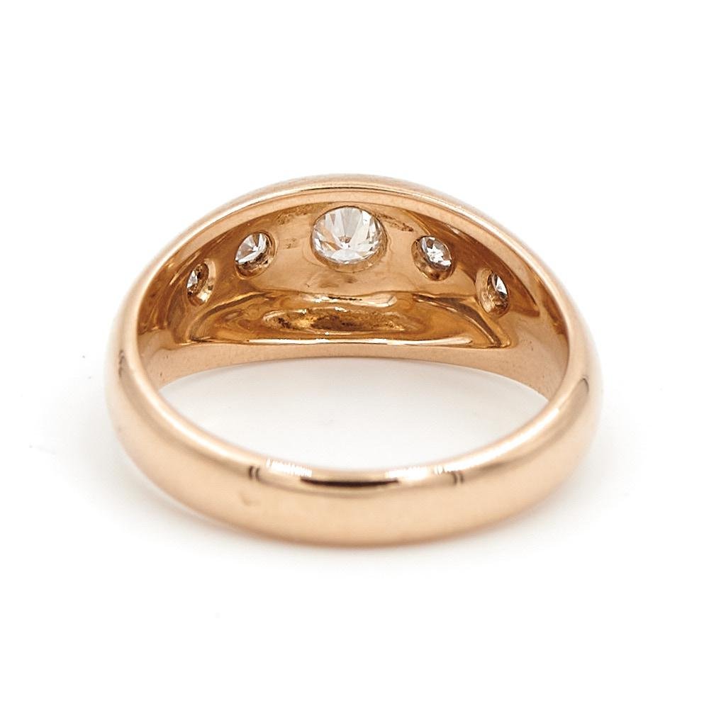 Bague Or jaune Diamant - Castafiore