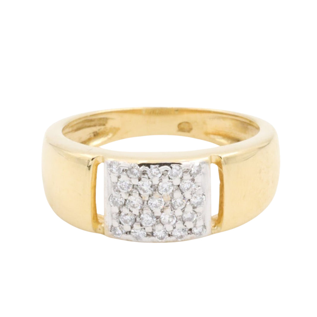 Bague Or jaune Diamant - Castafiore