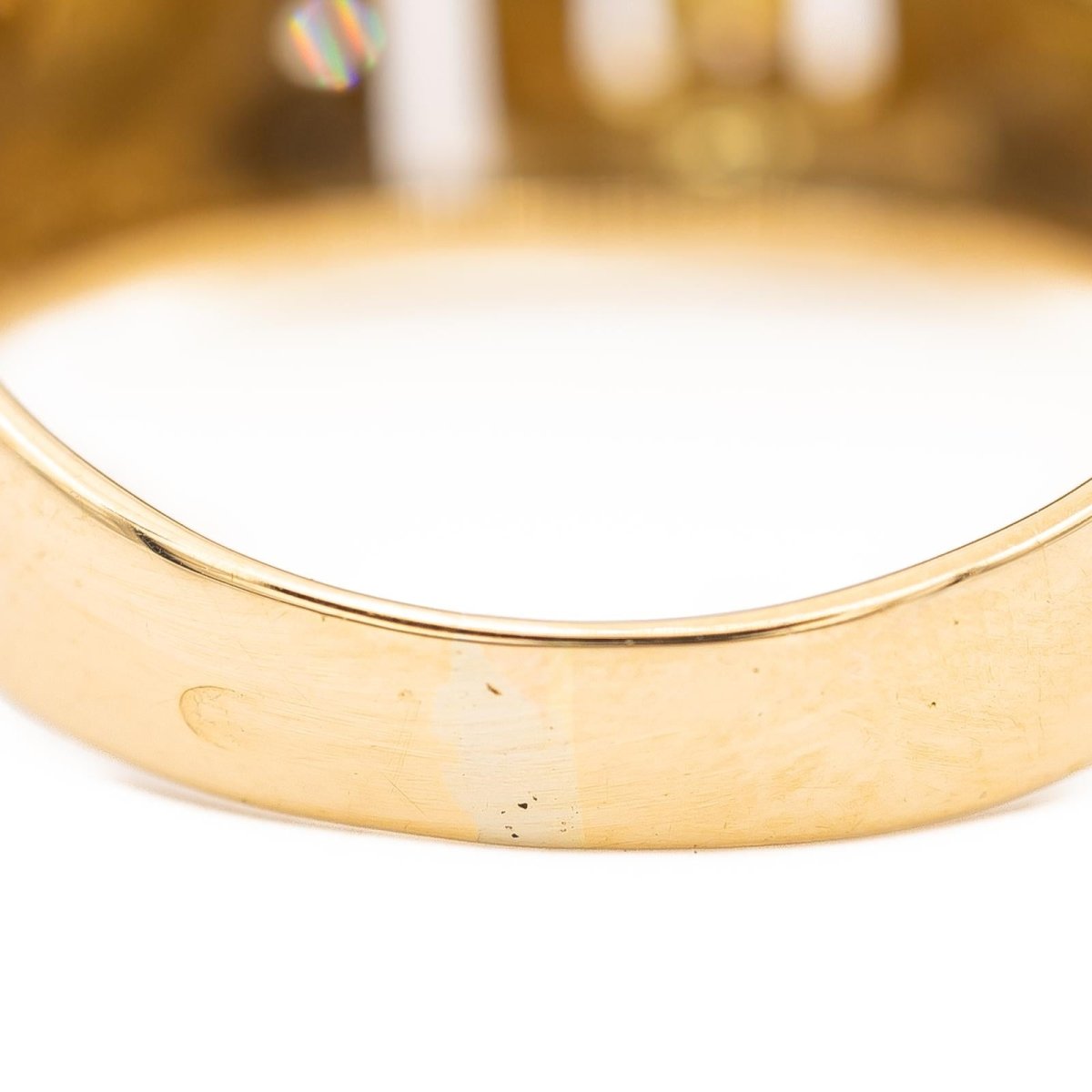 Bague Or jaune diamant - Castafiore