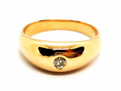 Bague Or jaune Diamant - Castafiore