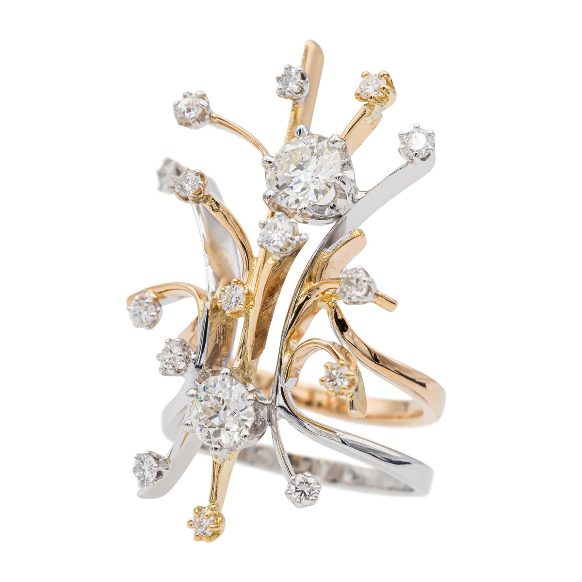 Bague Or jaune Diamant - Castafiore