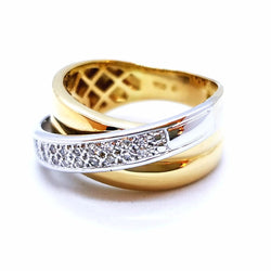 Bague Or jaune Diamant - Castafiore