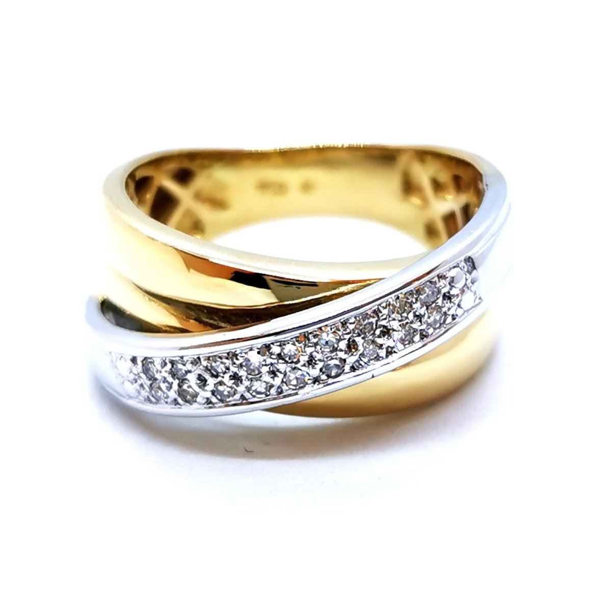 Bague Or jaune Diamant - Castafiore
