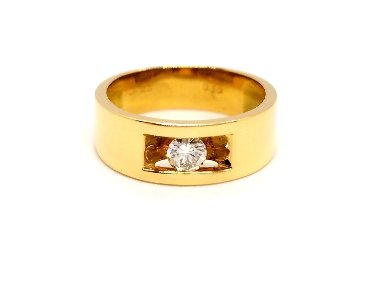 Bague Or jaune Diamant - Castafiore