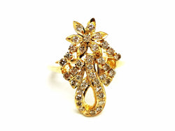 Bague Or jaune Diamant - Castafiore