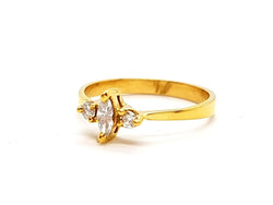 Bague Or jaune Diamant - Castafiore
