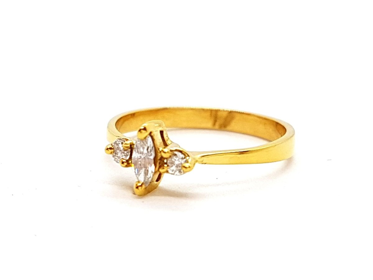 Bague Or jaune Diamant - Castafiore