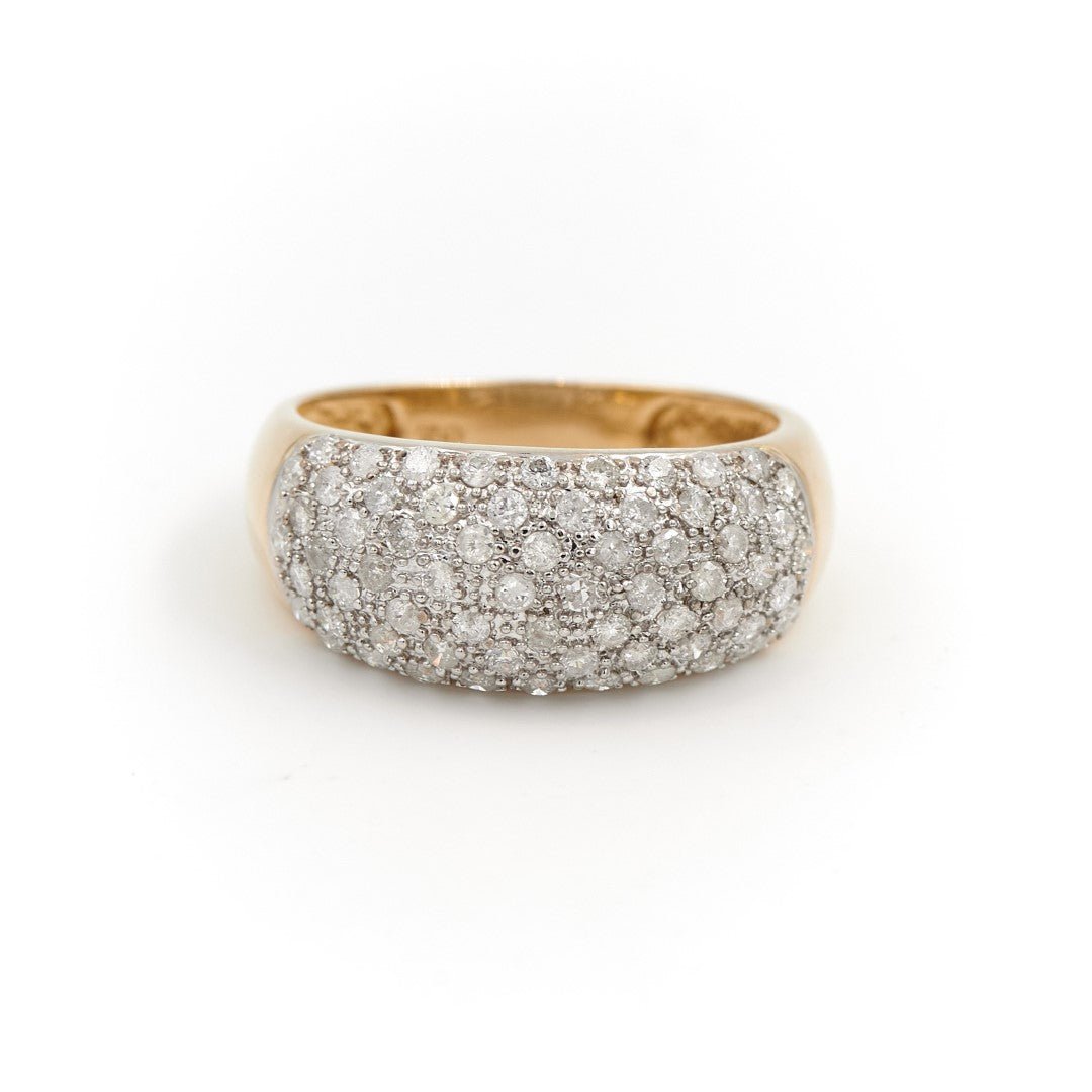 Bague Or jaune Diamant - Castafiore