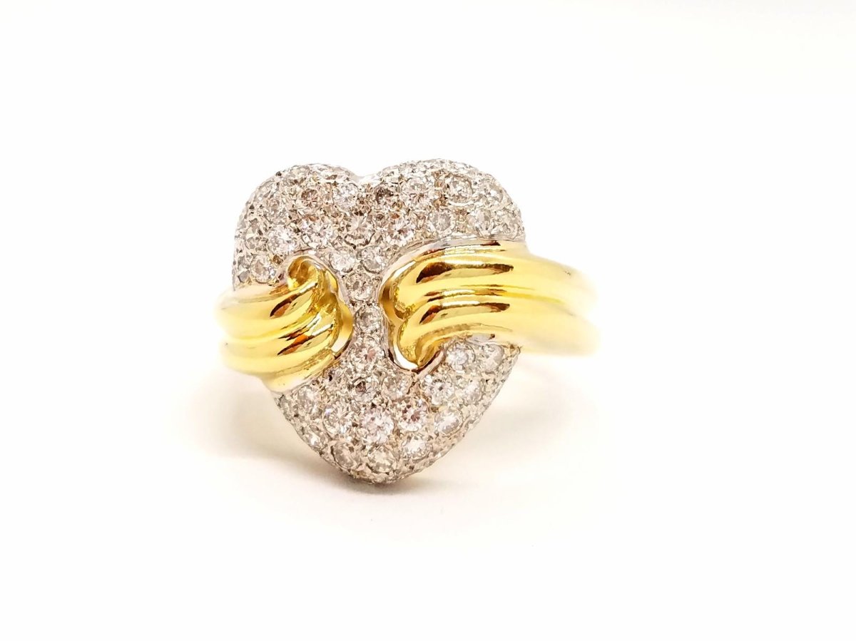 Bague Or jaune Diamant - Castafiore
