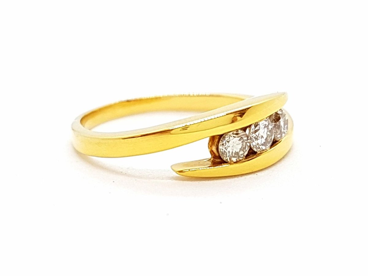 Bague Or jaune Diamant - Castafiore