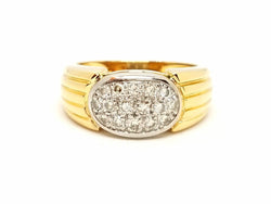 Bague Or jaune Diamant - Castafiore