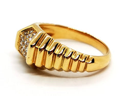 Bague Or jaune Diamant - Castafiore
