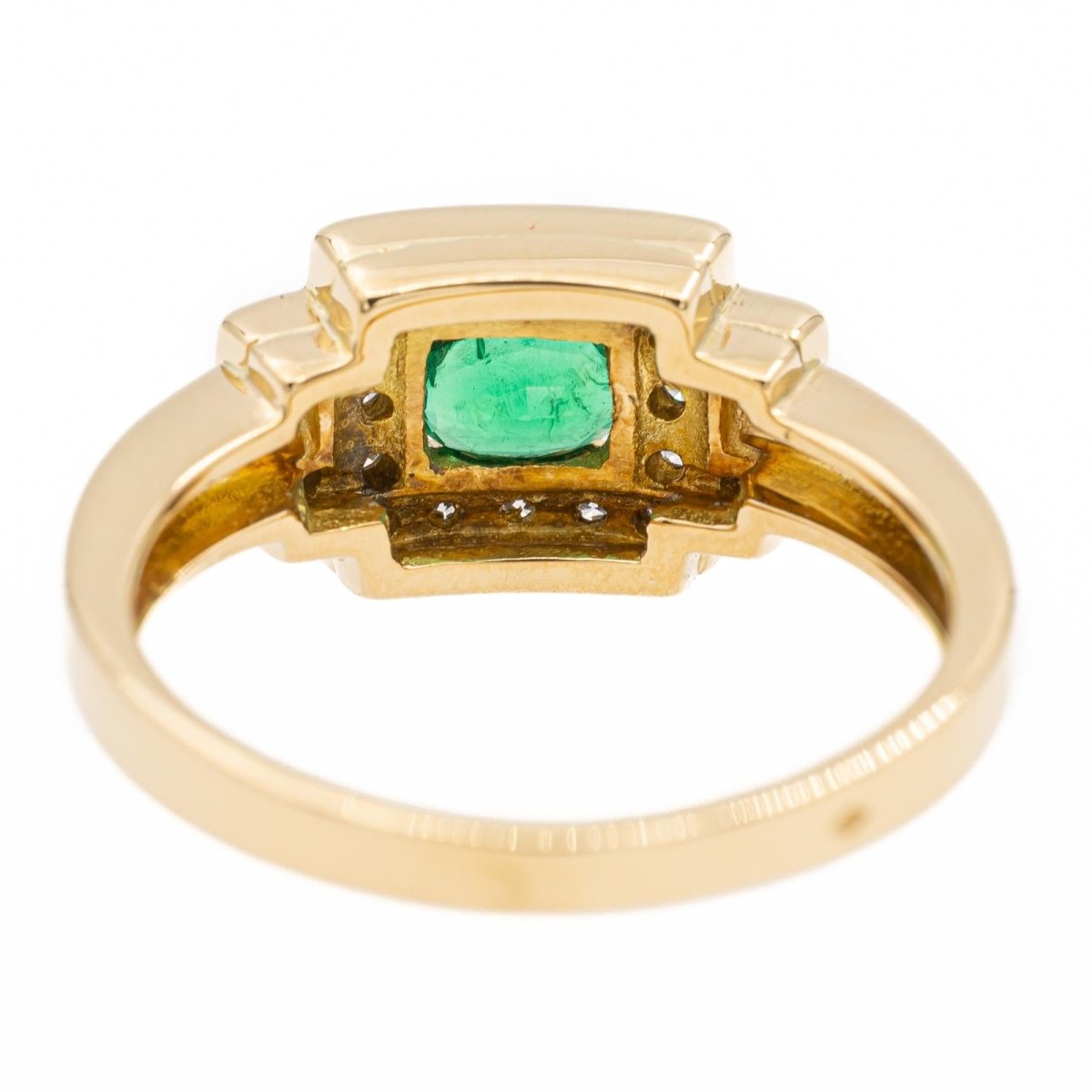 Bague Or jaune Emeraude - Castafiore