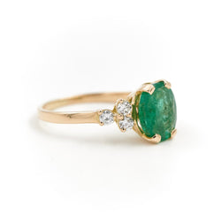 Bague Or jaune Emeraude - Castafiore