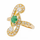 Bague Or jaune Emeraude - Castafiore