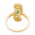 Bague Or jaune Emeraude - Castafiore