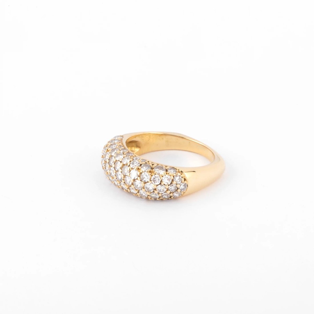 Bague or jaune et diamant - Castafiore