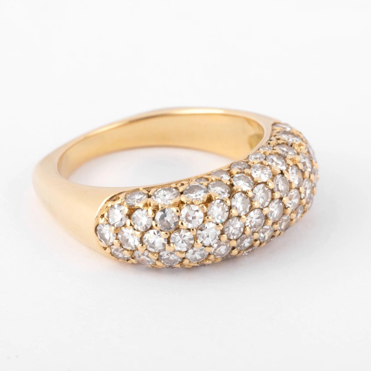 Bague or jaune et diamant - Castafiore