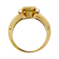 Bague or jaune et diamants - Castafiore