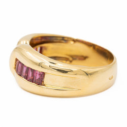 Bague Or jaune Rubis - Castafiore