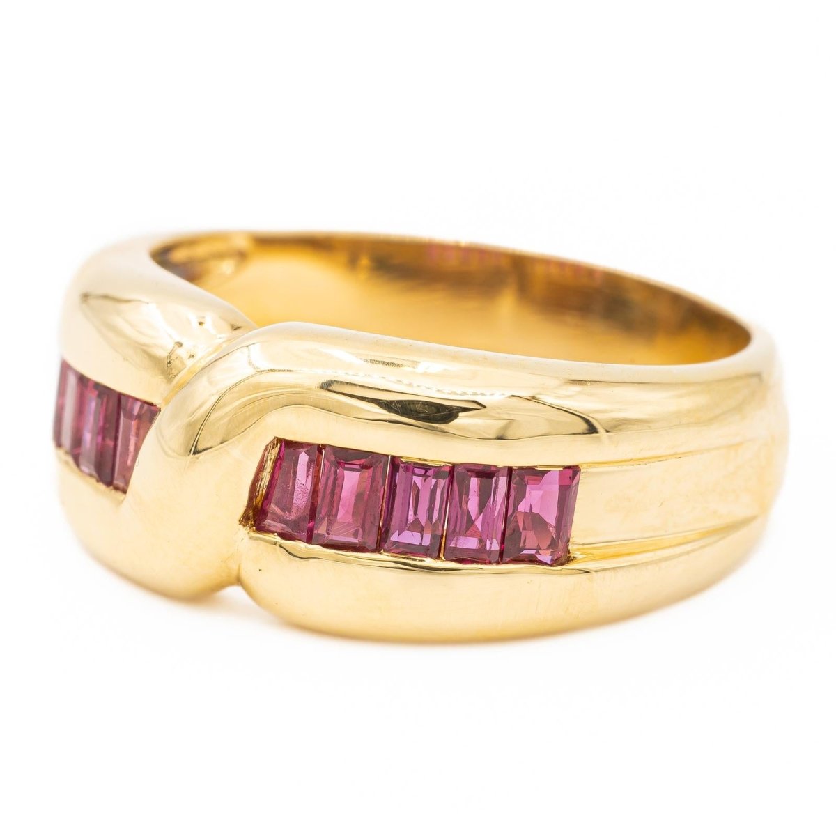 Bague Or jaune Rubis - Castafiore