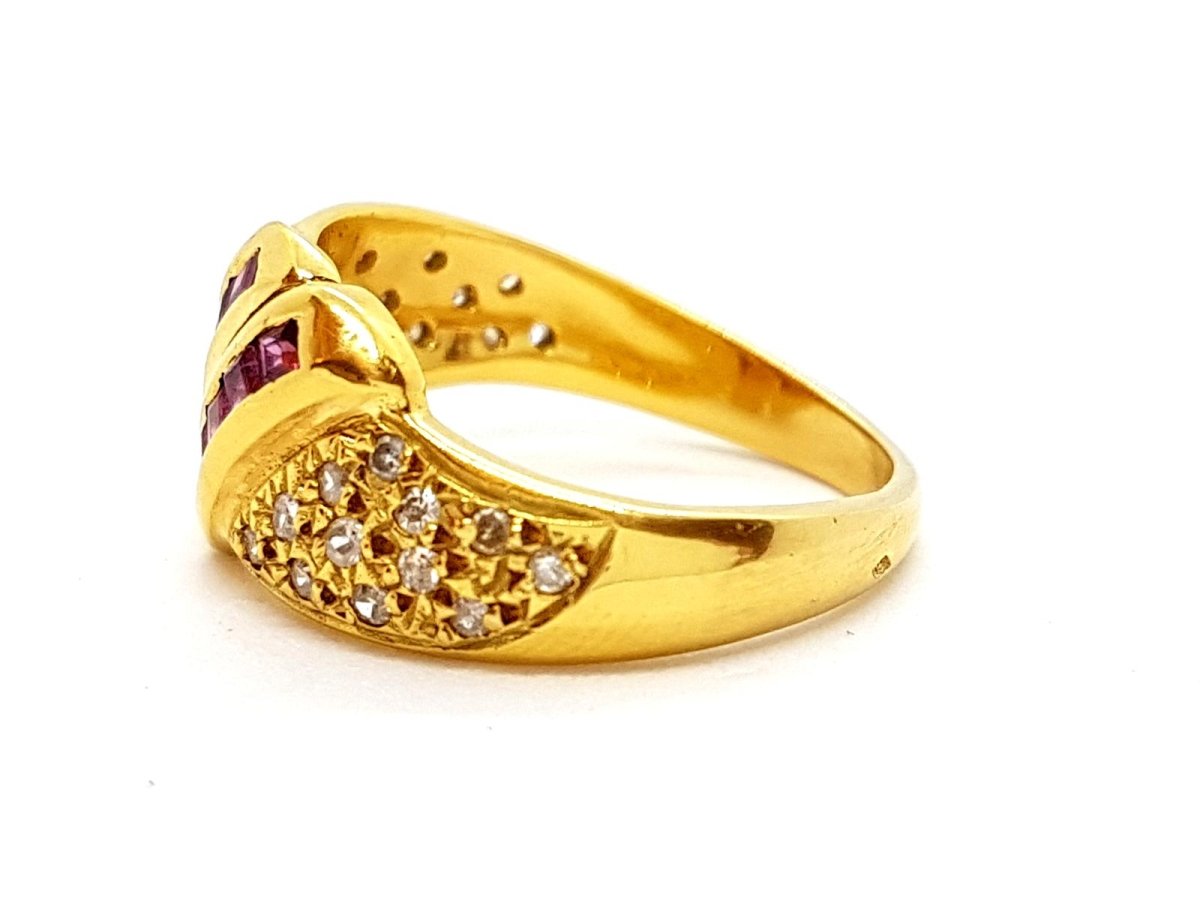 Bague Or jaune Rubis - Castafiore