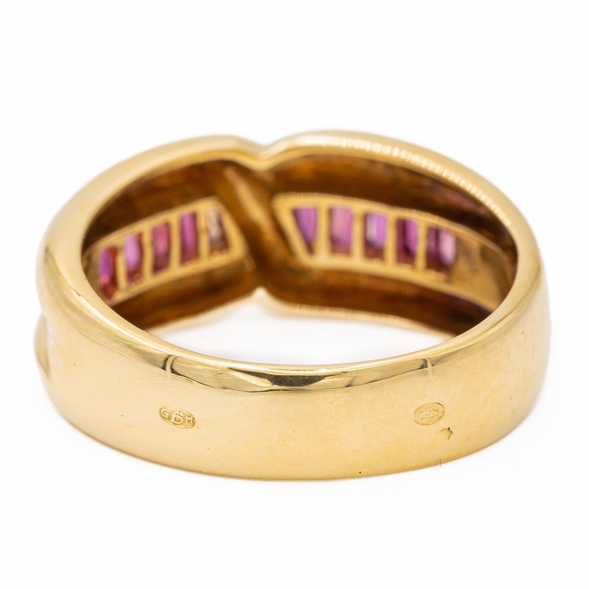 Bague Or jaune Rubis - Castafiore