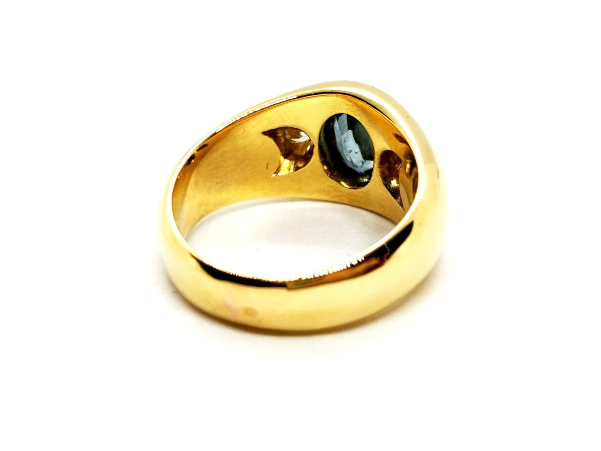 Bague Or jaune Saphir - Castafiore