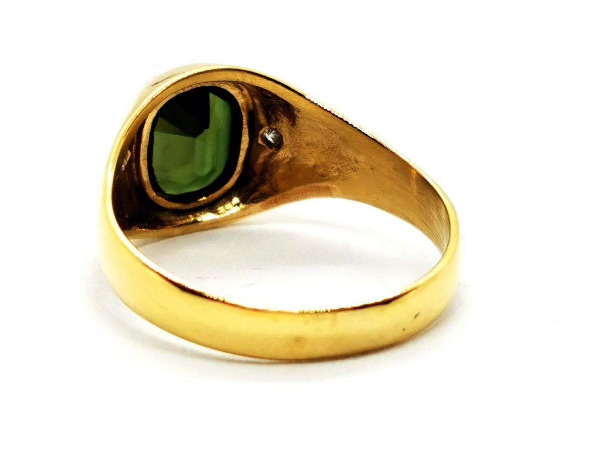 Bague Or jaune Saphir - Castafiore