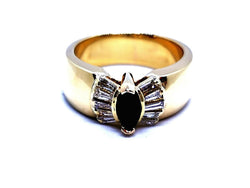Bague Or jaune Saphir - Castafiore