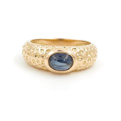 Bague Or jaune Saphir - Castafiore