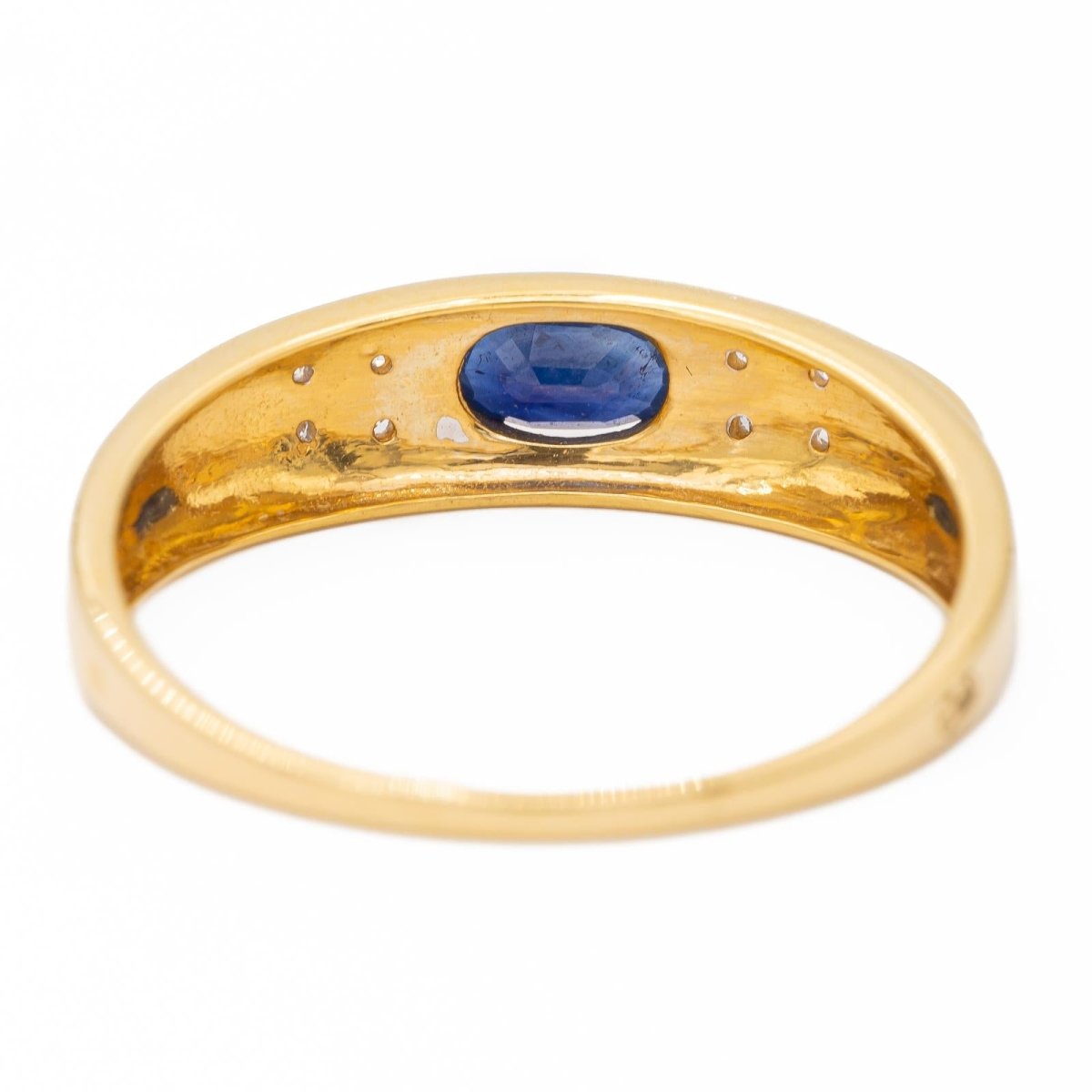 Bague Or jaune Saphir - Castafiore