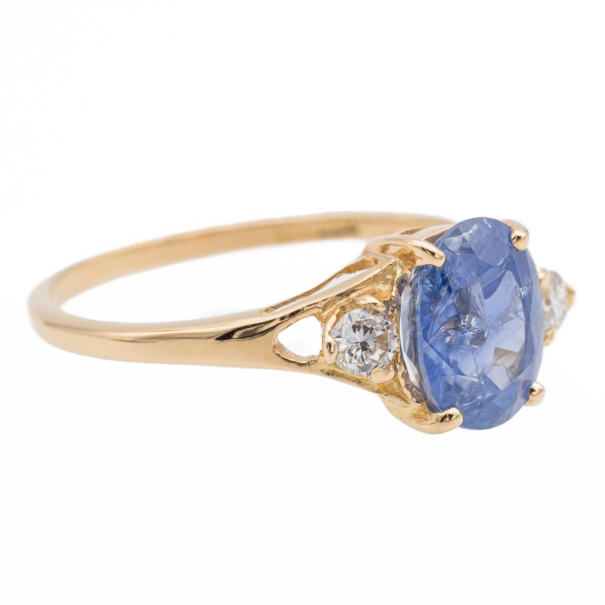 Bague Or jaune Saphir - Castafiore