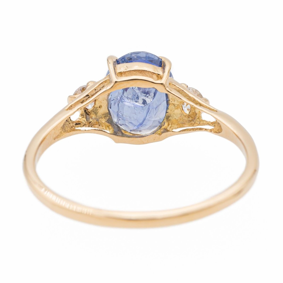 Bague Or jaune Saphir - Castafiore