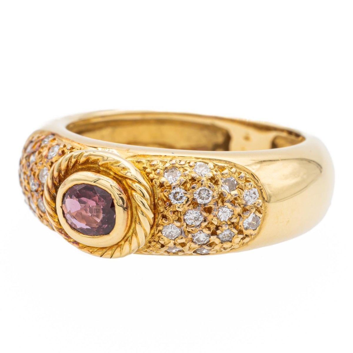 Bague Or jaune Saphir - Castafiore