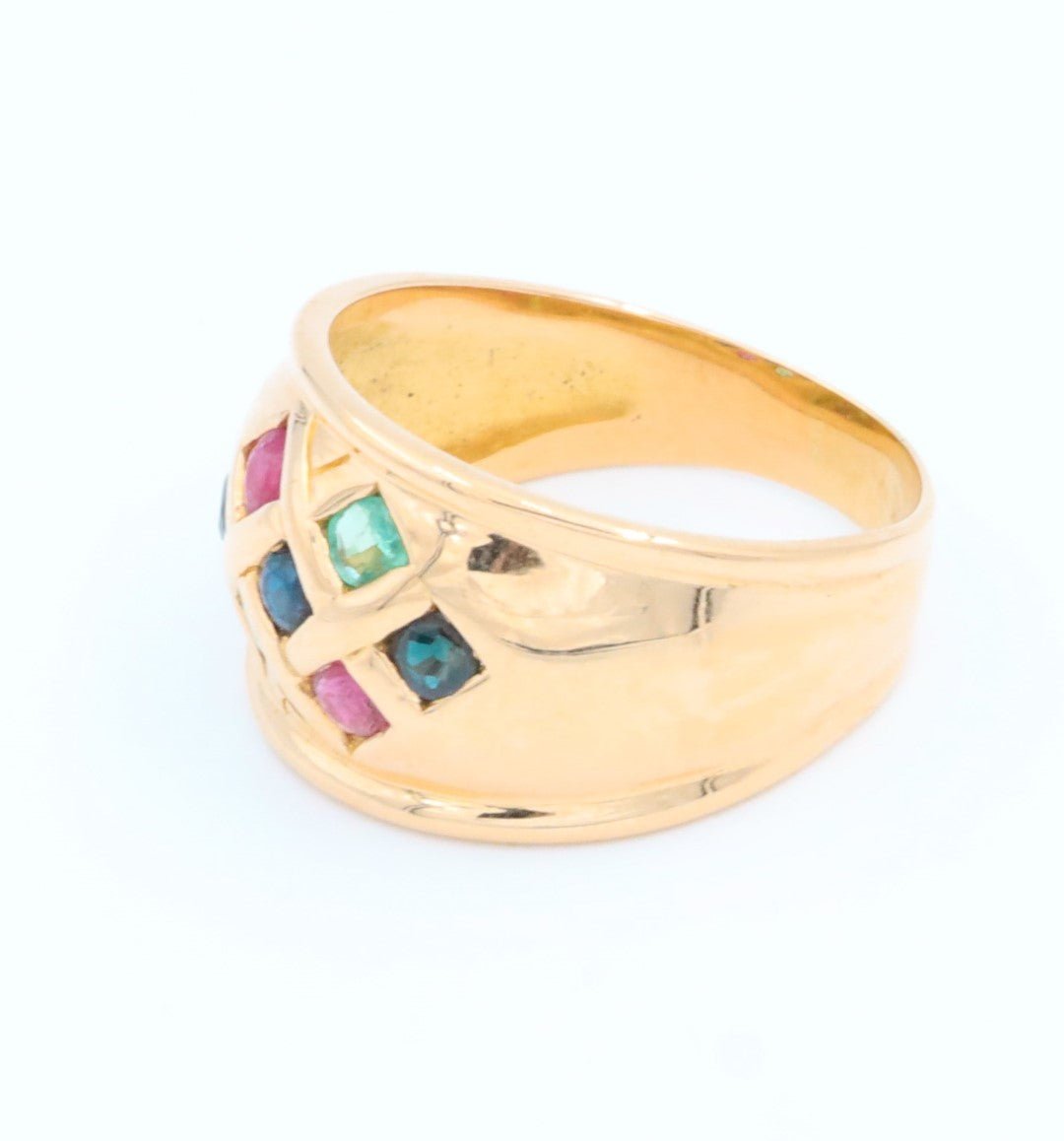 Bague Or jaune Saphir - Castafiore