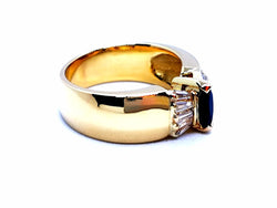 Bague Or jaune Saphir - Castafiore