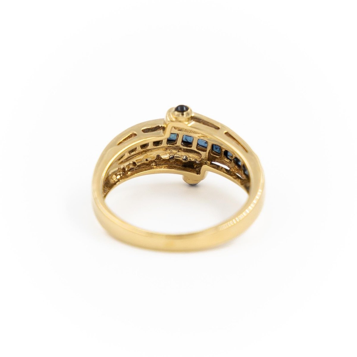 Bague Or jaune Saphir - Castafiore