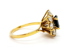 Bague Or jaune Saphir - Castafiore
