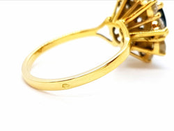 Bague Or jaune Saphir - Castafiore