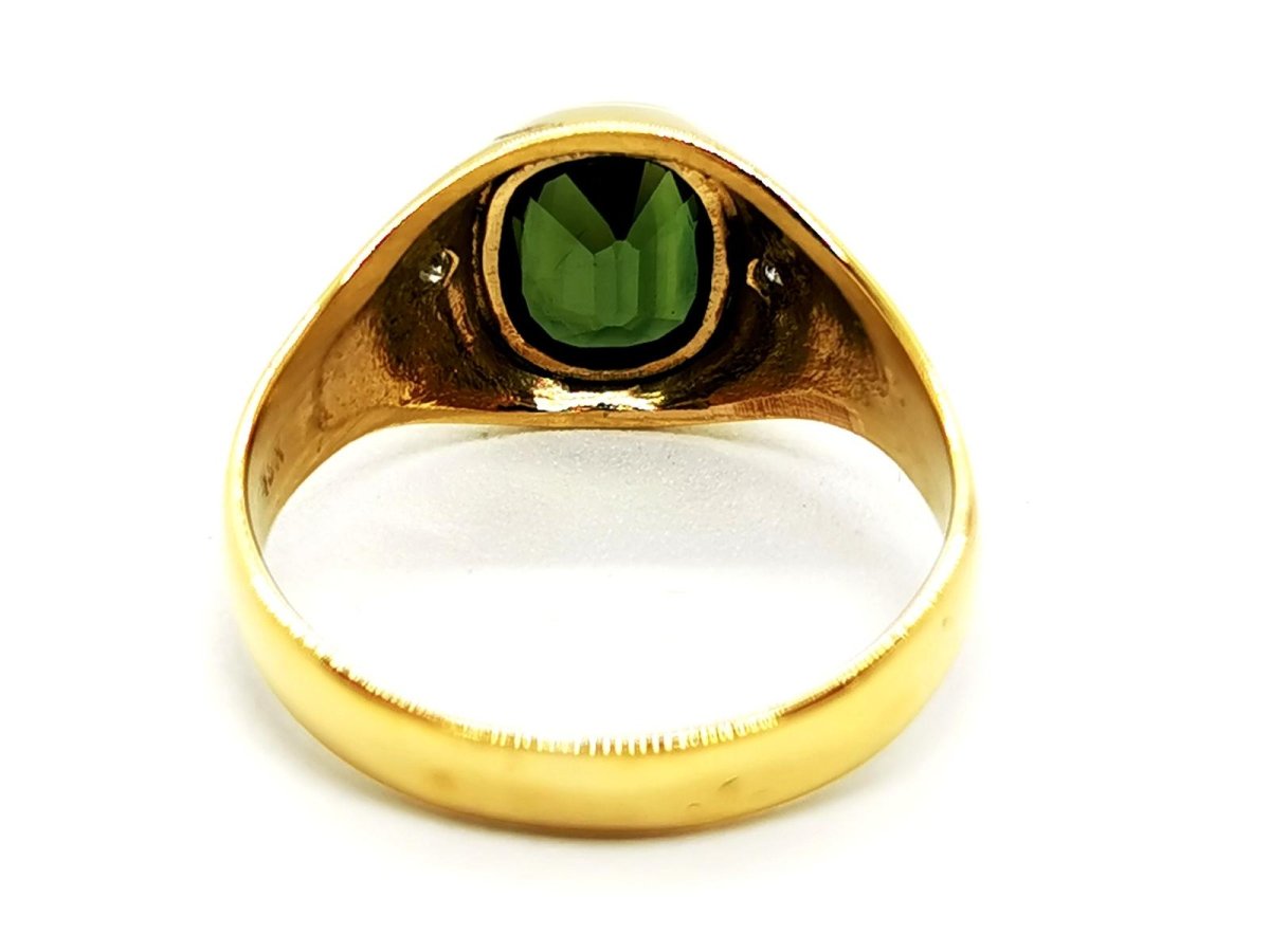 Bague Or jaune Saphir - Castafiore