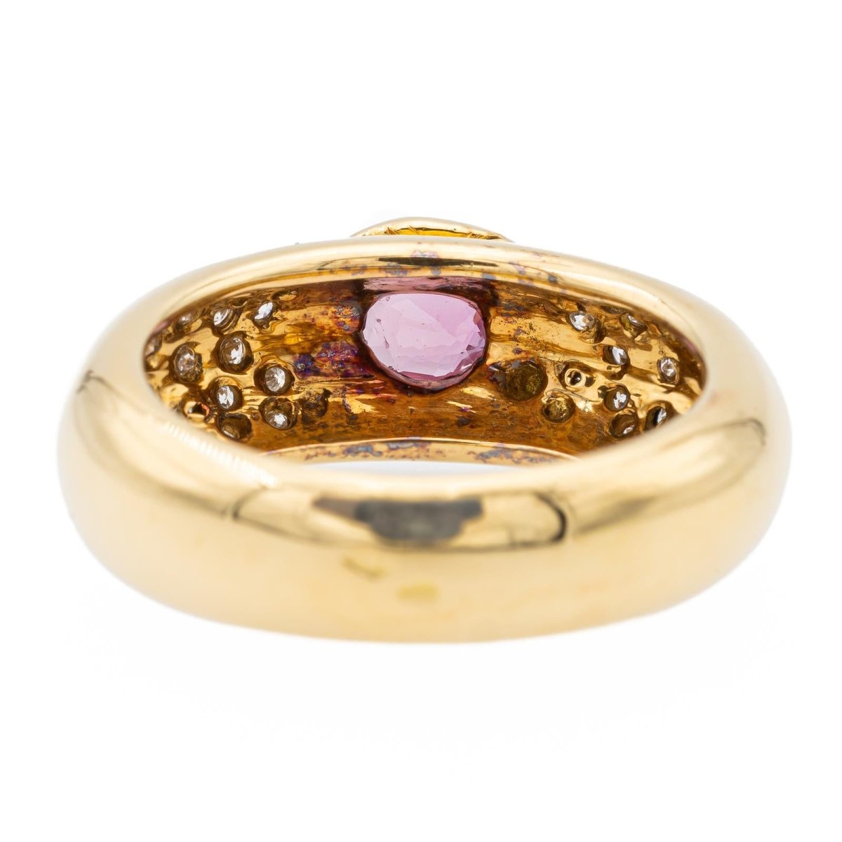 Bague Or jaune Saphir - Castafiore