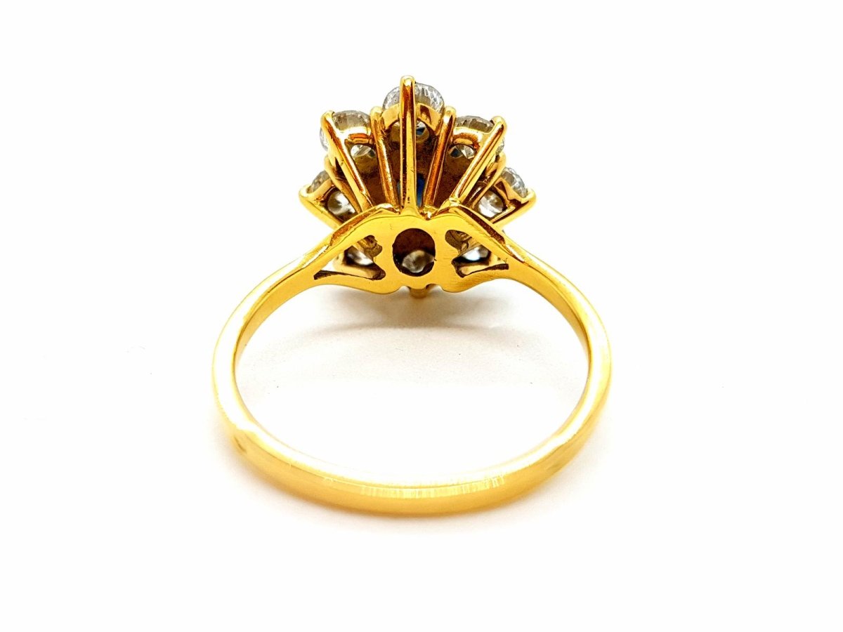 Bague Or jaune Saphir - Castafiore