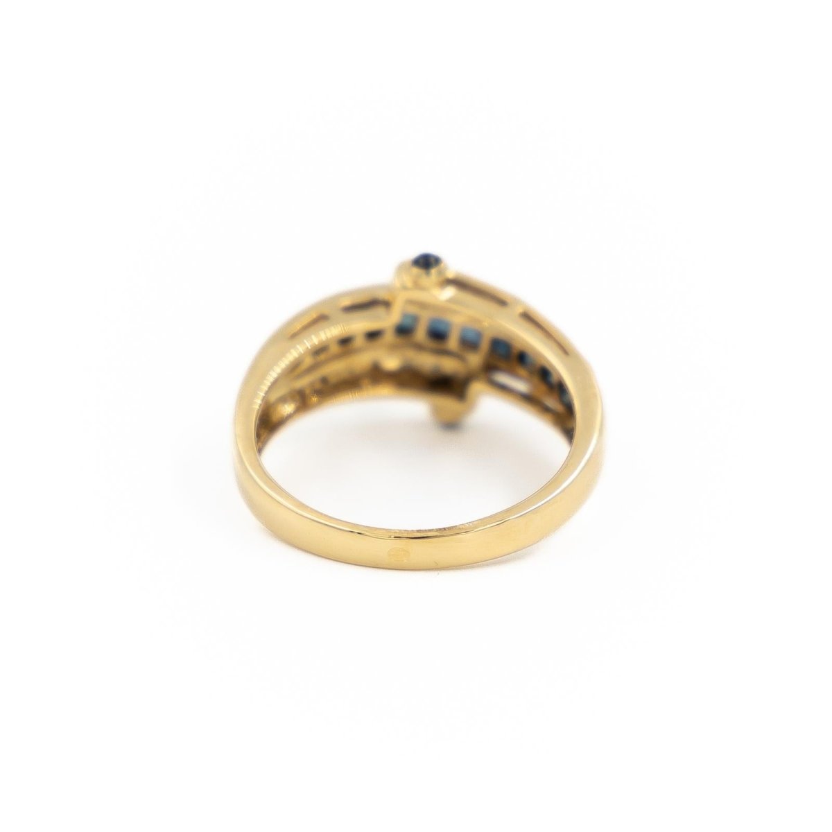 Bague Or jaune Saphir - Castafiore